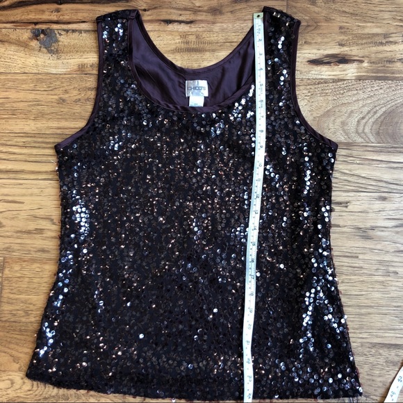 Sequin Tank Top M - Picture 8 of 8